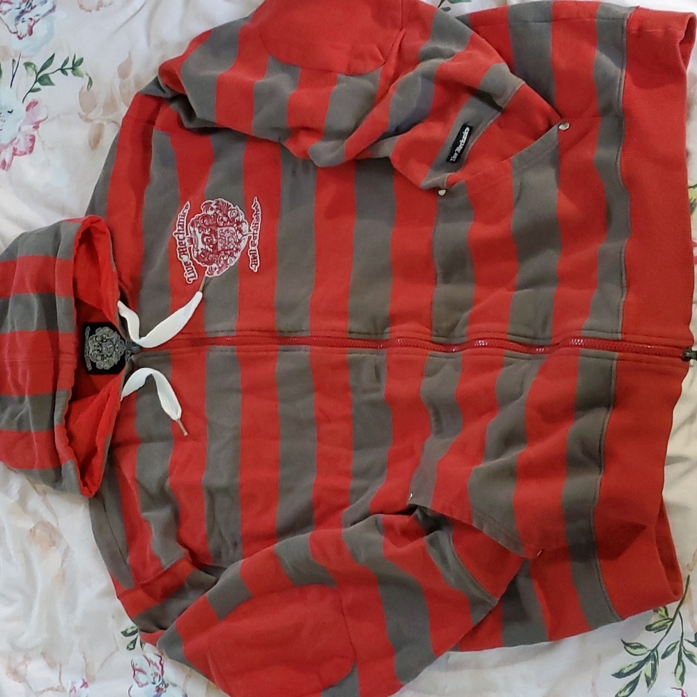 Live mechanics  zip up hoodie sweater